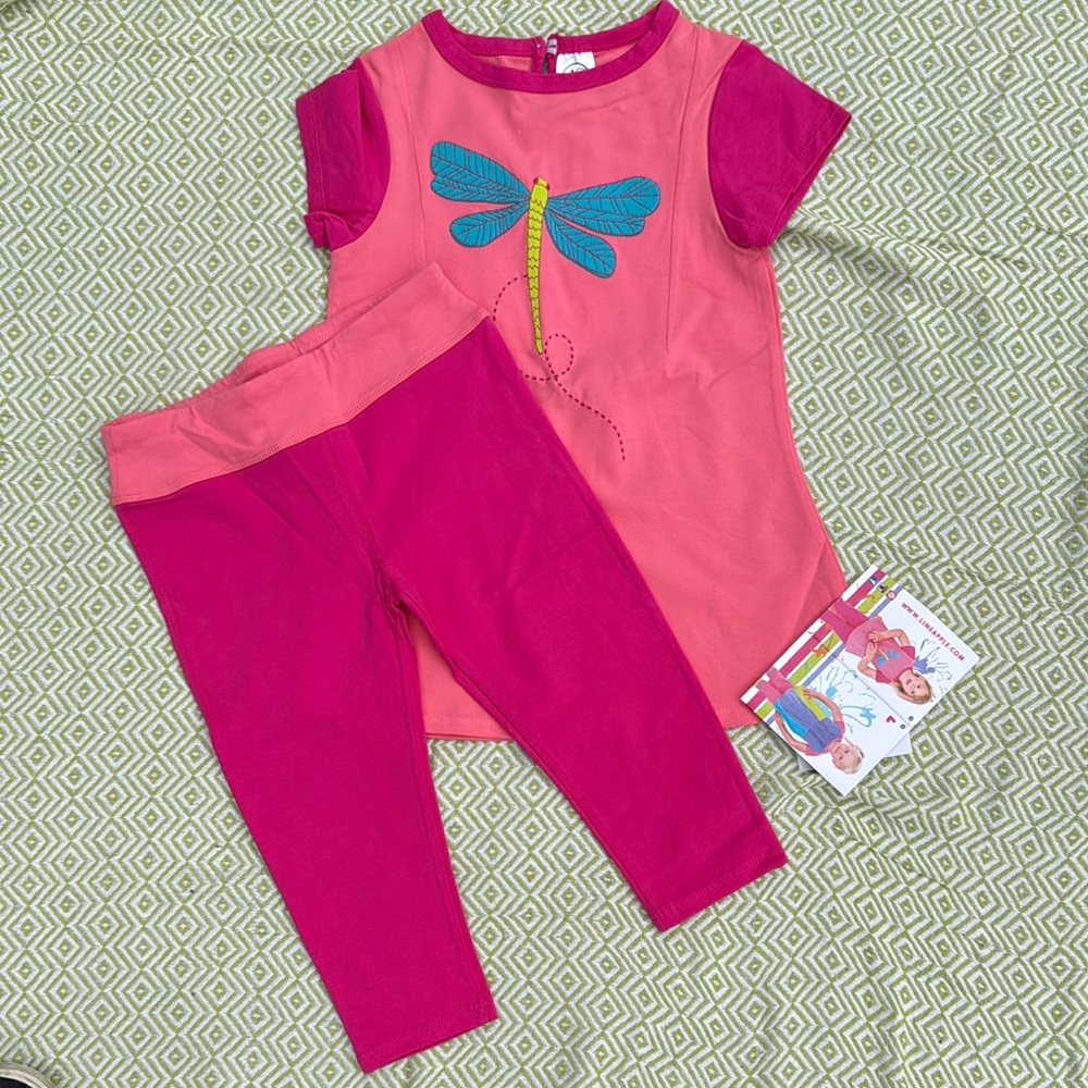 Limeapple Pink and Magenta Kids Matching Set - Picture 4 of 4